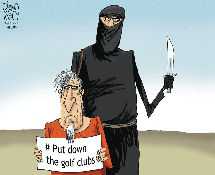 Put Down The Golf Clubs
